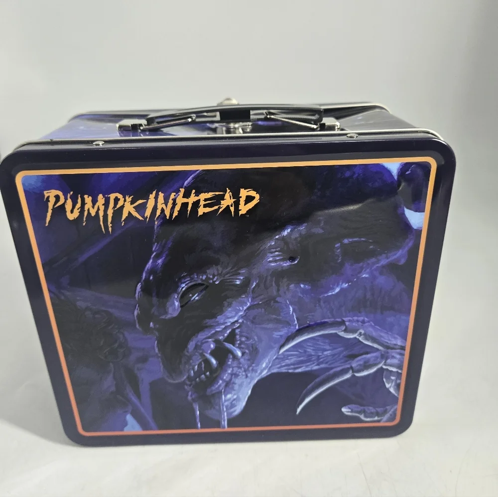 NEW Pumpkinhead Metal Tin Lunch Box.